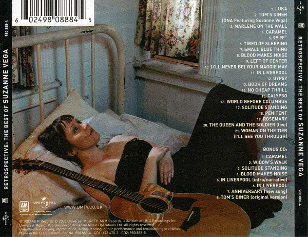 Suzanne Vega  The Best Of; Retrospective [dcd ak